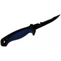 Рибарски нож Mustad Black Teflon 12см
