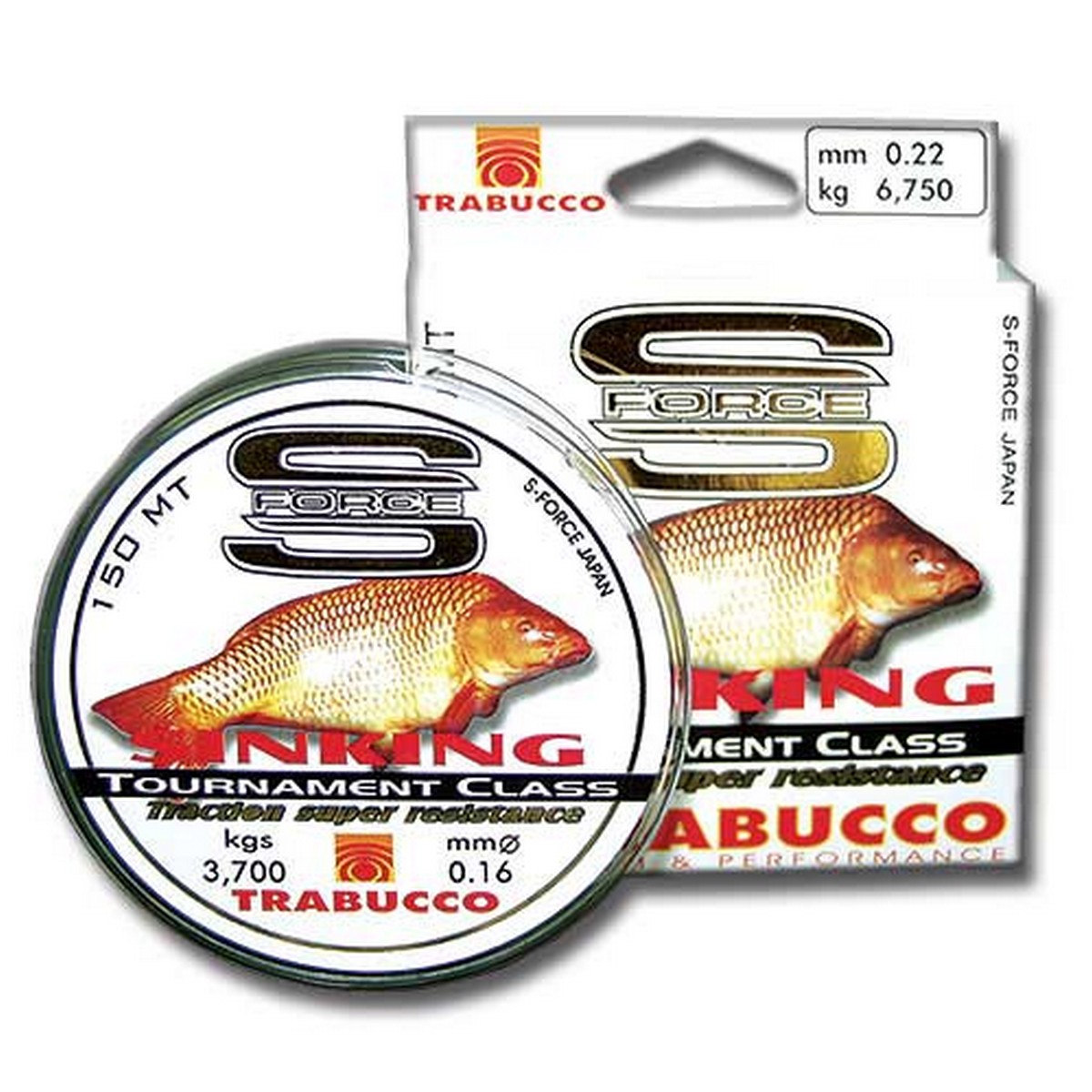 Риболовно влакно Trabucco S-Force Sinking 150m