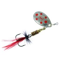 риболовна блесна ILBA Tondo Fly Silver-Red