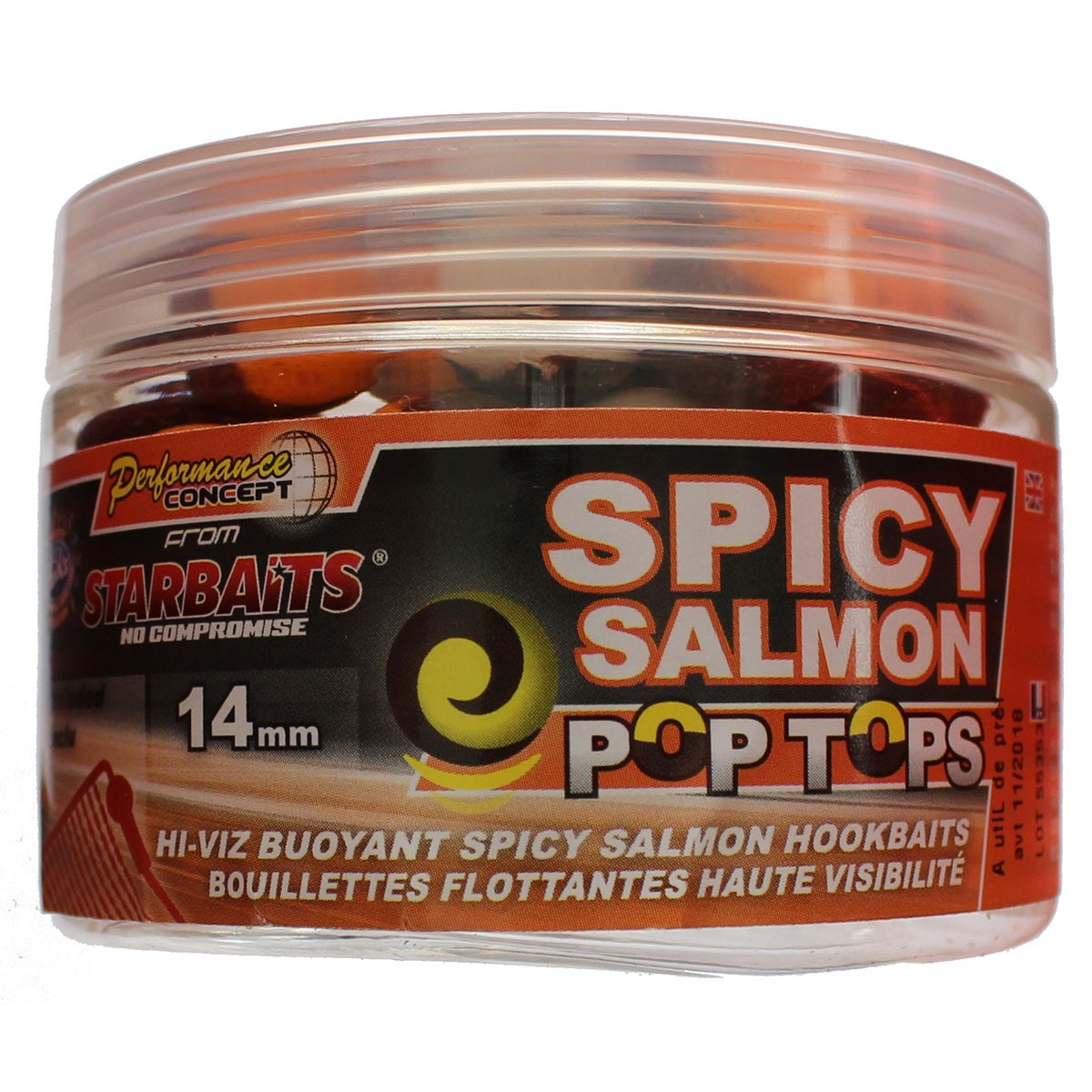 StarBaits Spicy Salmon Pop Tops 14mm - плуващи топчета