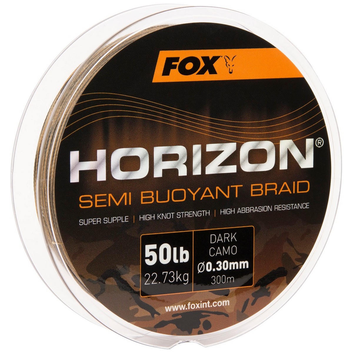 Риболовно влакно Fox Horizon Semi Buoyant Dark Camo Braid 300m