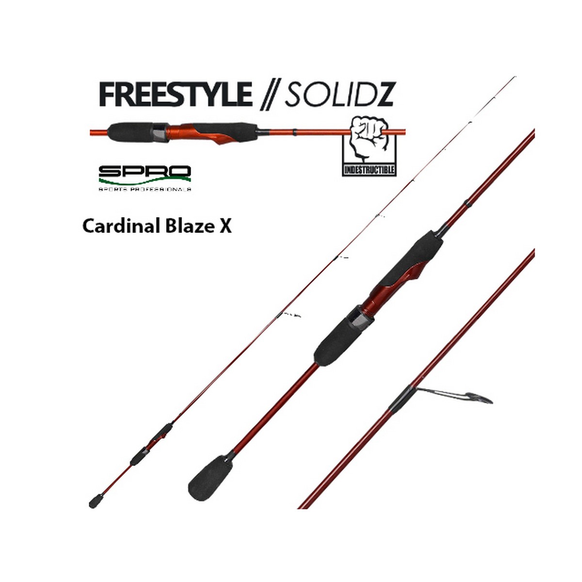 Риболовен прът SPRO Freestyle Solidz Cardinal Blaze