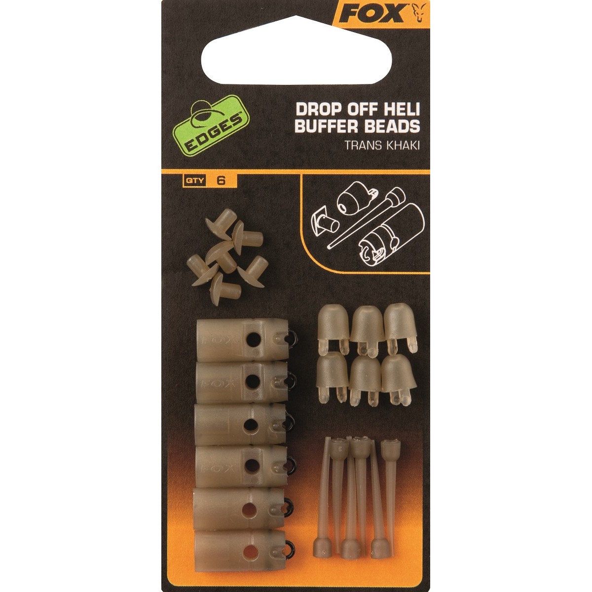 Комплект за монтаж Fox EDGES Drop Off Heli Buffer Beads