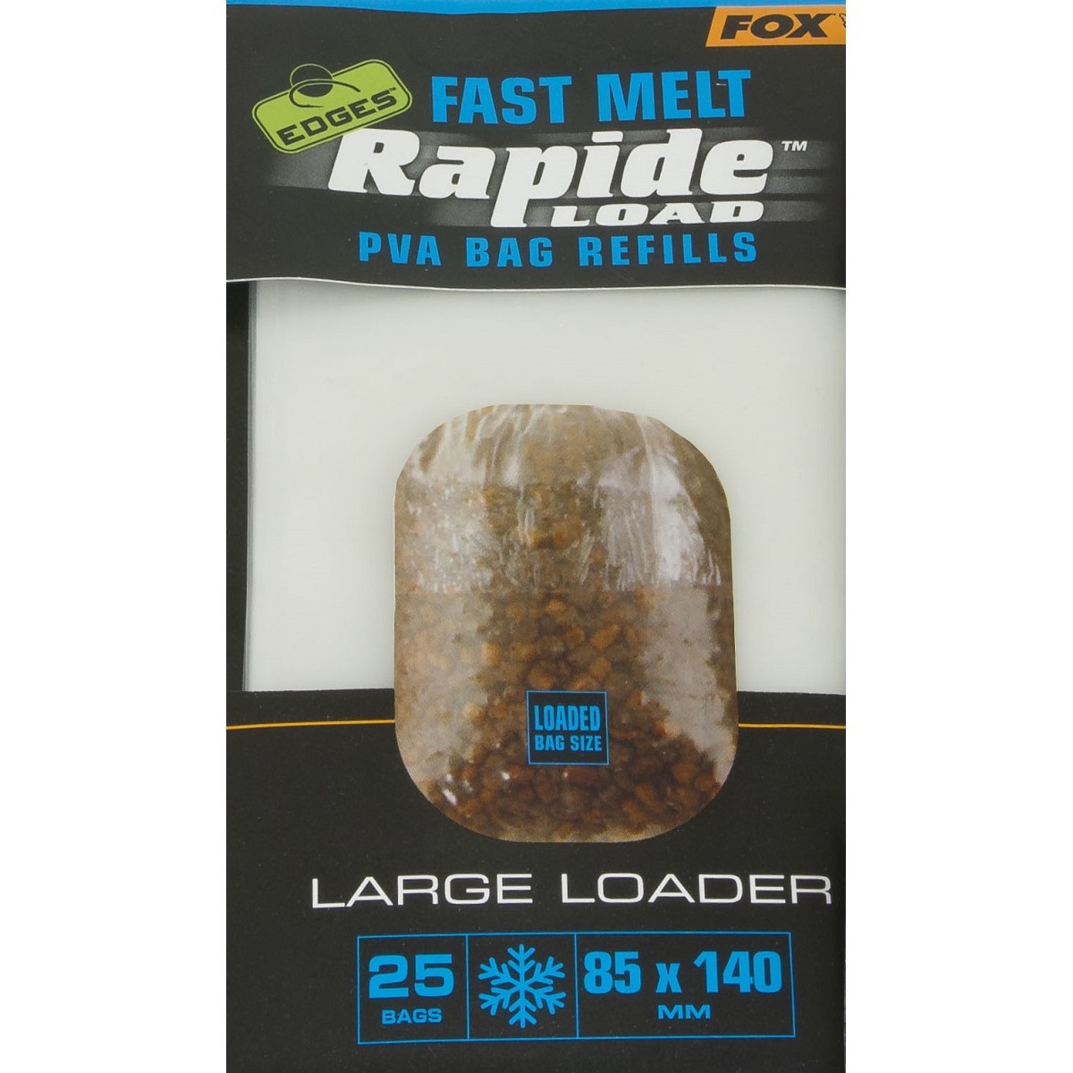Fox Edges Fast Melt Rapide Load PVA Bag Refills 85мм х 140мм - PVA торбички