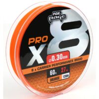 Плетено влакно Fox Rage Pro X8 Performance Braid Orange 120m
