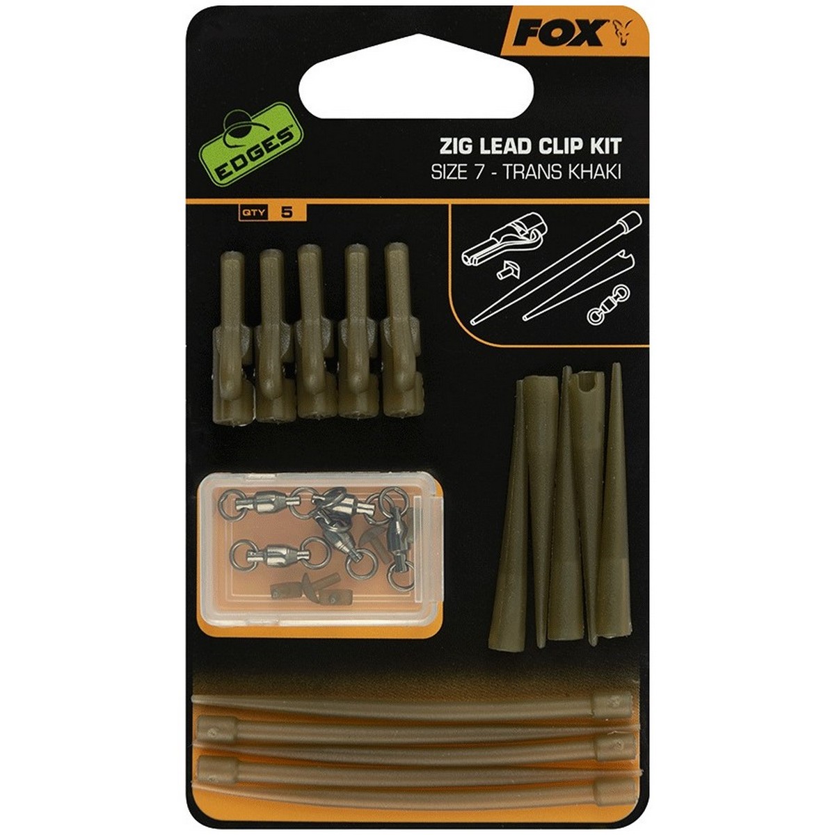 Комплект за монтаж Fox EDGES Zig Lead Clip Kit