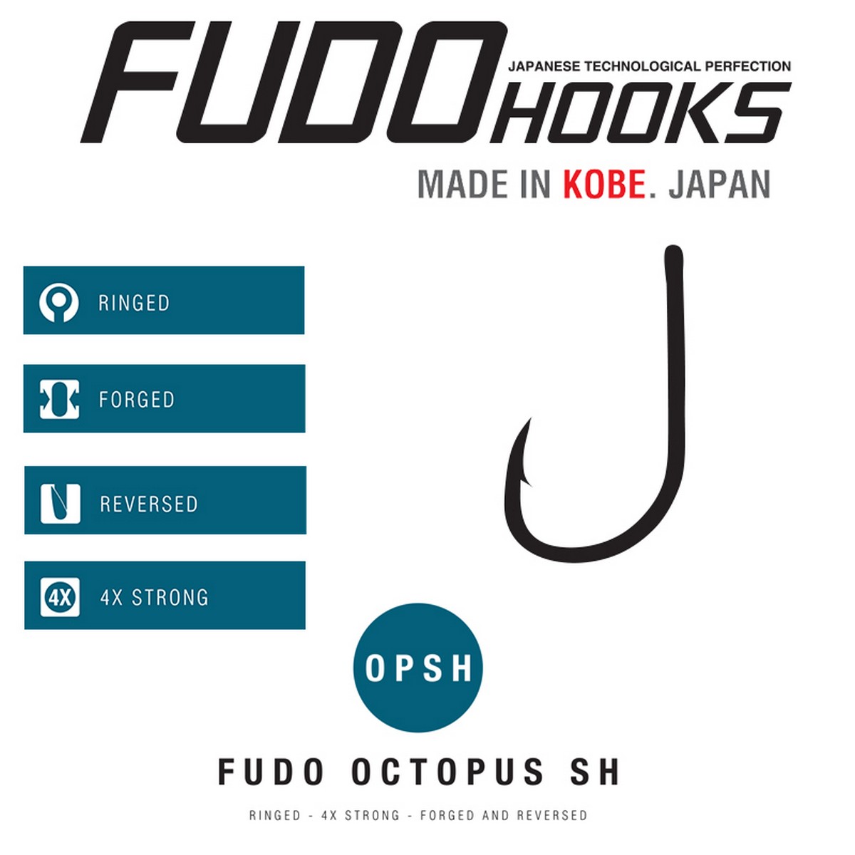 Куки за сом Fudo Octopus OPSH-BN - 7001