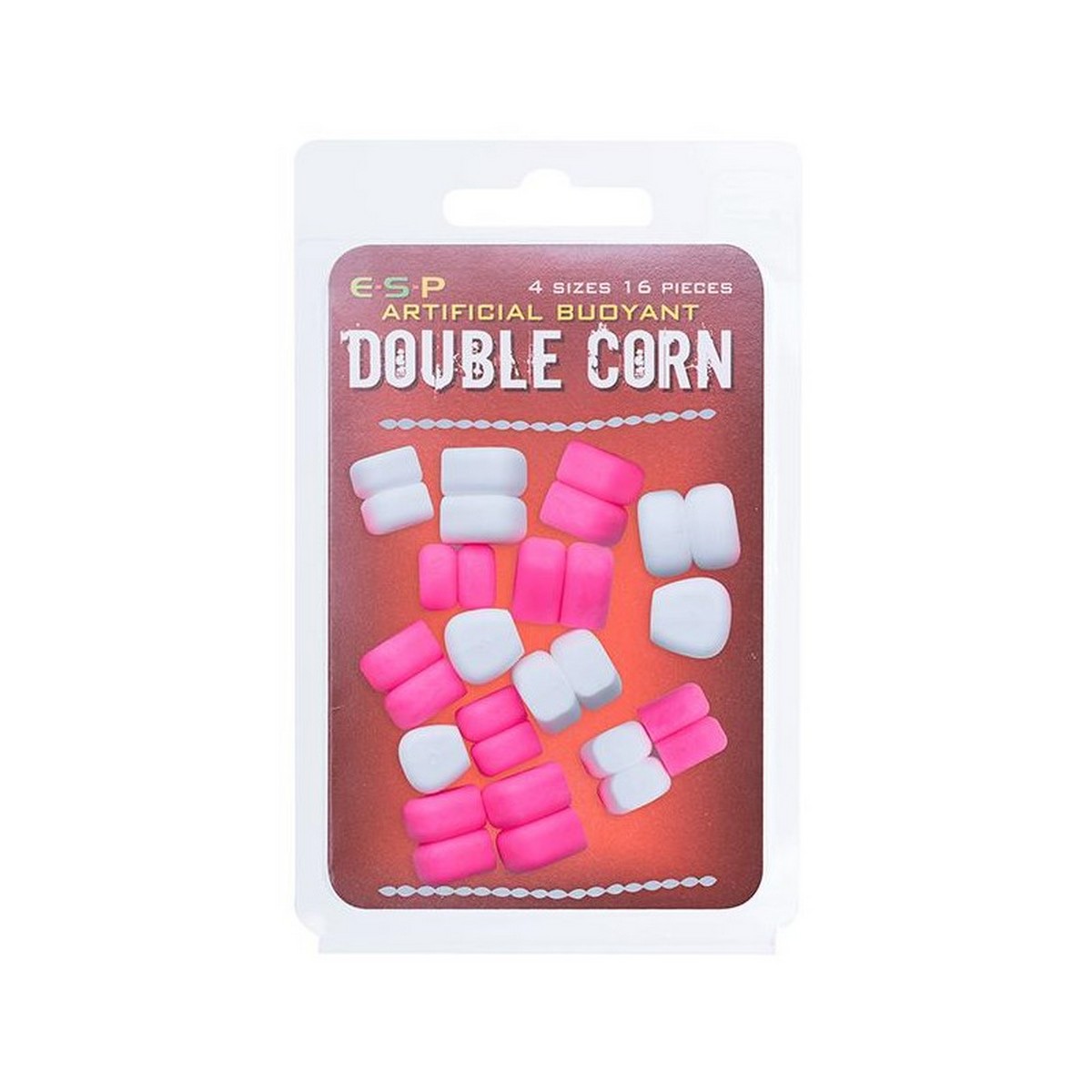 Плуваща изкуствена двойна царевица ESP Double Corn - Pink & White