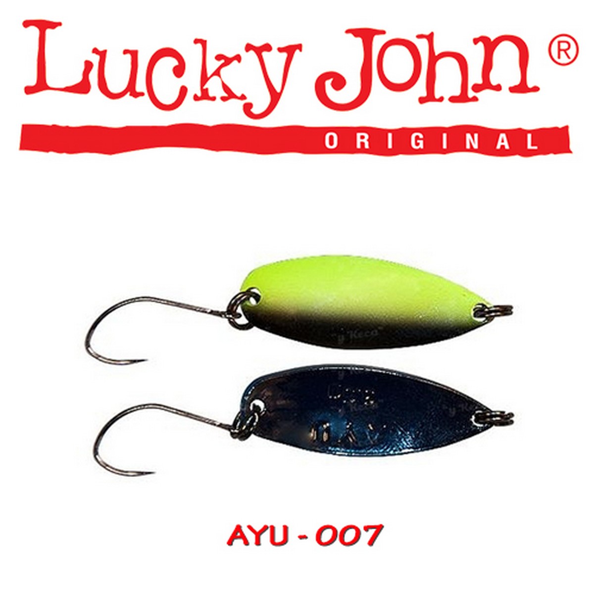 Блесна клатушка Lucky John AYU 3.5g