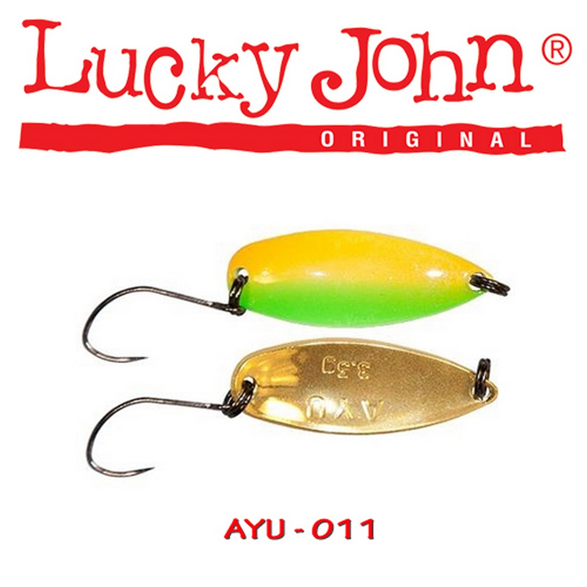 Блесна клатушка Lucky John AYU 3.5g