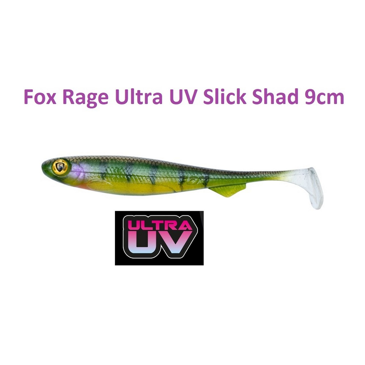 Силиконова примамка Fox Rage Ultra UV Slick Shad 9cm