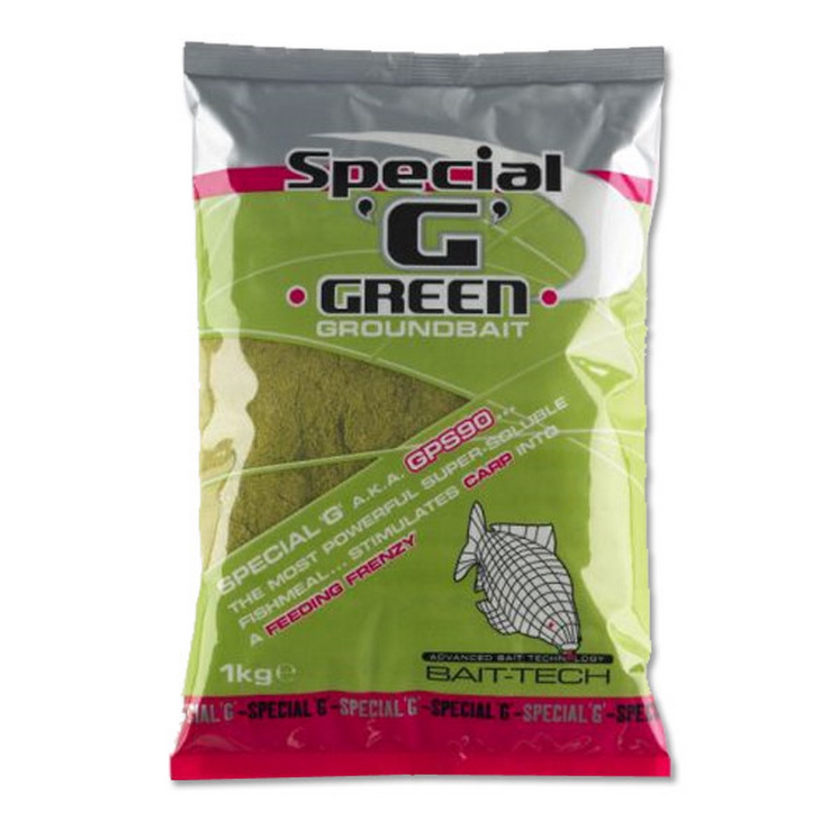 Захранка Bait-Tech Special G Green Groundbait 1kg