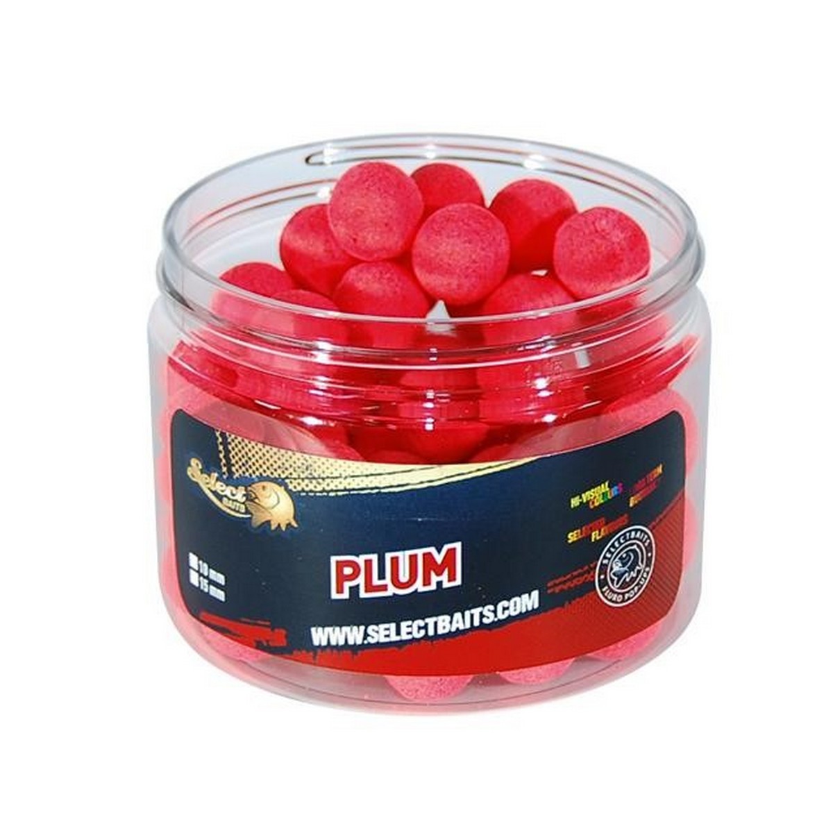 Select Baits Fluoro Red Plum Pop-up – плуващи топчета