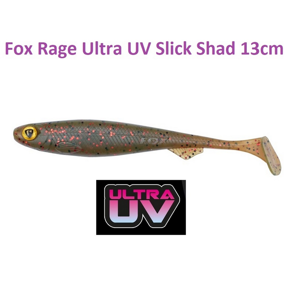 Силиконова примамка Fox Rage Ultra UV Slick Shad 13cm