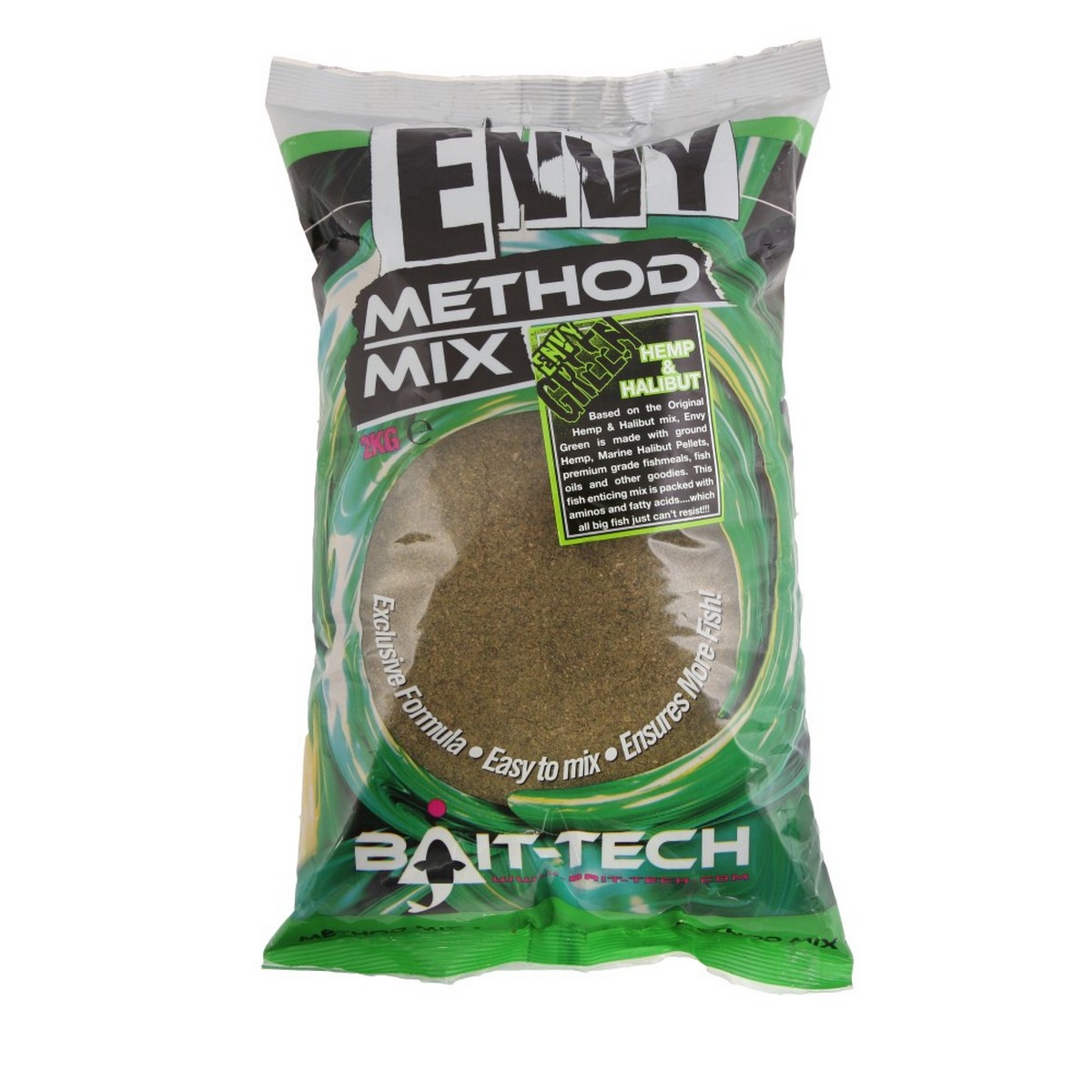 Захранка Bait-Tech Envy Green Method Mix Groundbait 2kg