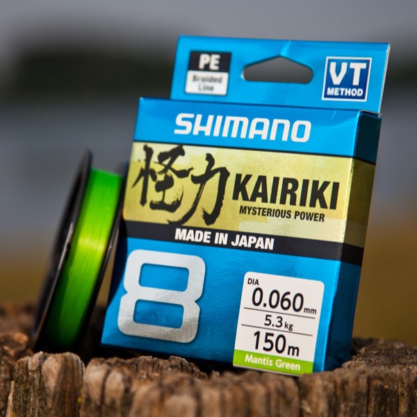 Плетено влакно Shimano Kairiki 8 Mantis Green