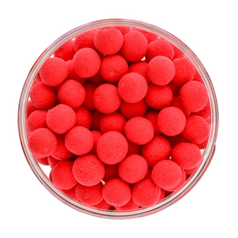 Плуващи топчета Select Baits Fluoro Red Strawberry Micro Pop-up 8mm