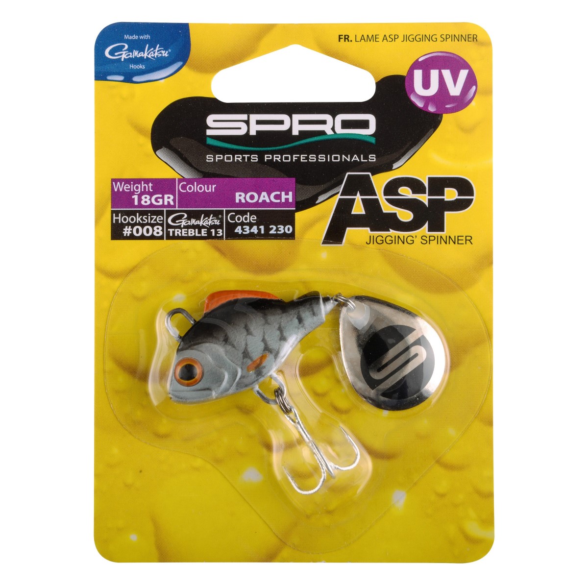 Спинер SPRO ASP Spinner UV Roach