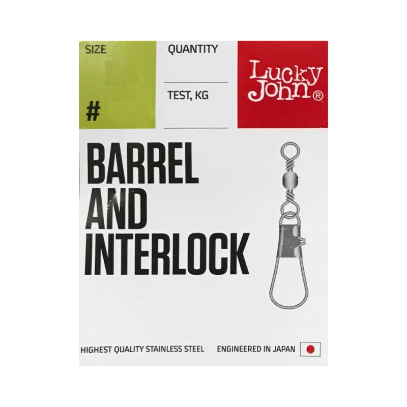 Вирбел с карабинка Lucky John Barrel and Interlock