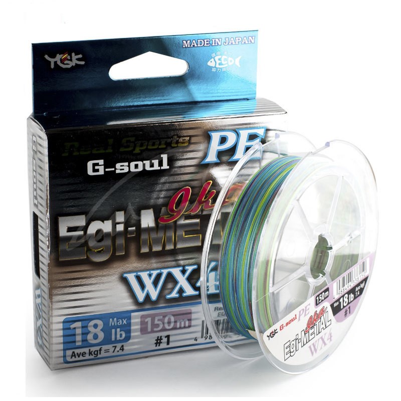 Плетено влакно YGK RS G-Soul Egi-Metal WX4 150m