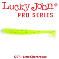 Силикони Lucky John S-Shad Tail Lime Chartreuse