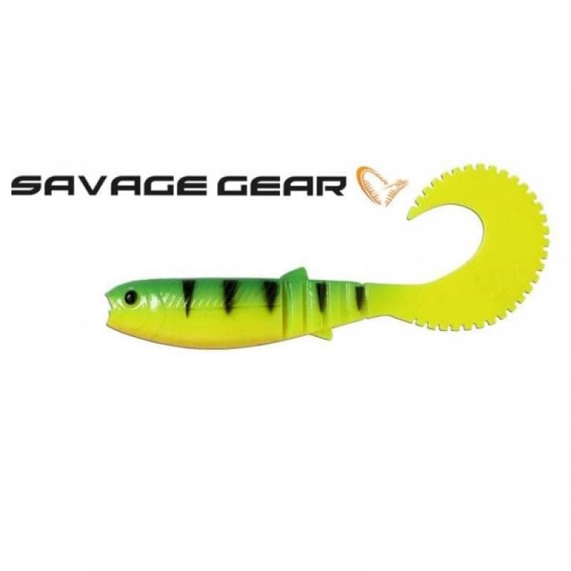 Savage Gear Cannibal Curl Tail Firetiger силиконова примамка