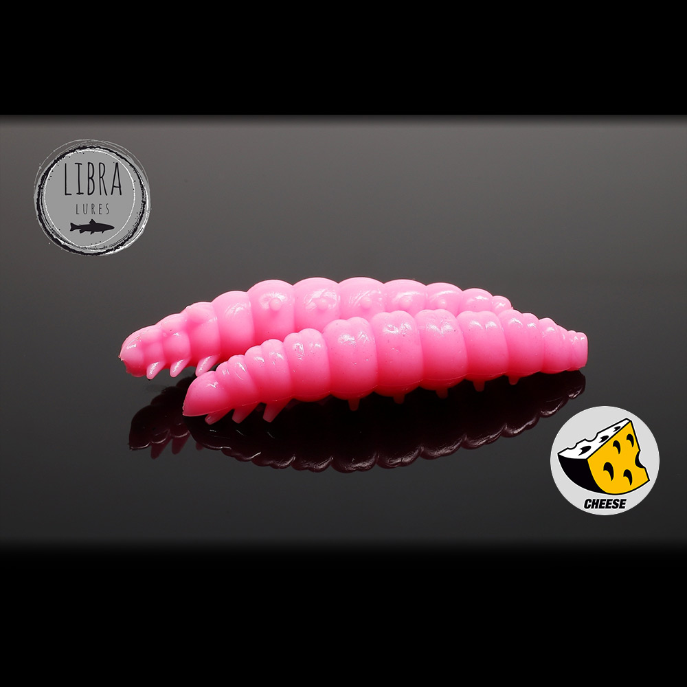 Libra Lures Larva Сирене цвят 017 Bubble Gum силиконова ларва