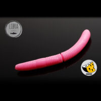 Libra Lures Fatty D'Worm Сирене 017 Bubble Gum силиконов червей