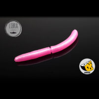 Libra Lures Fatty D'Worm Сирене 018 Pink Pearl силиконов червей