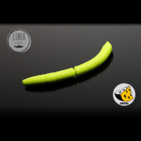 Libra Lures Fatty D'Worm Сирене 027 Apple Green силиконов червей