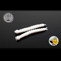Libra Lures Slight Worm Сирене 001 White силиконов червей