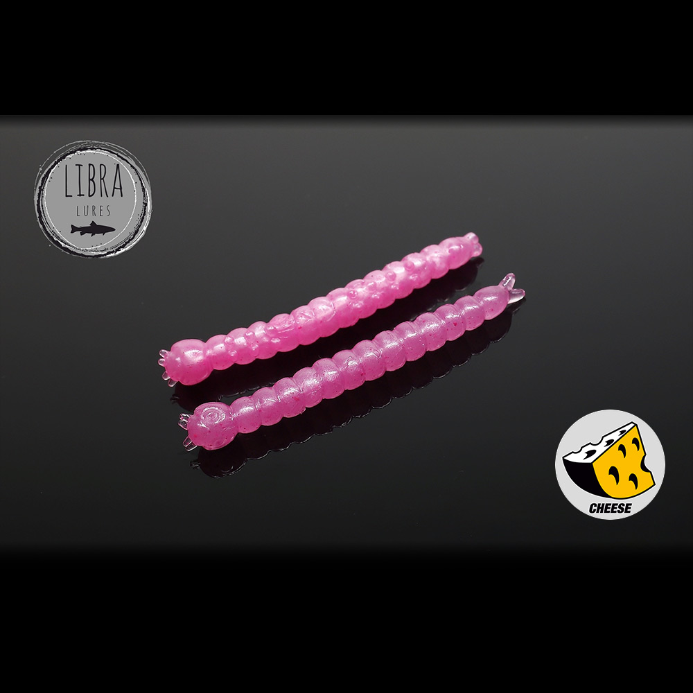 Libra Lures Slight Worm Сирене 018 Pink Pearl силиконов червей