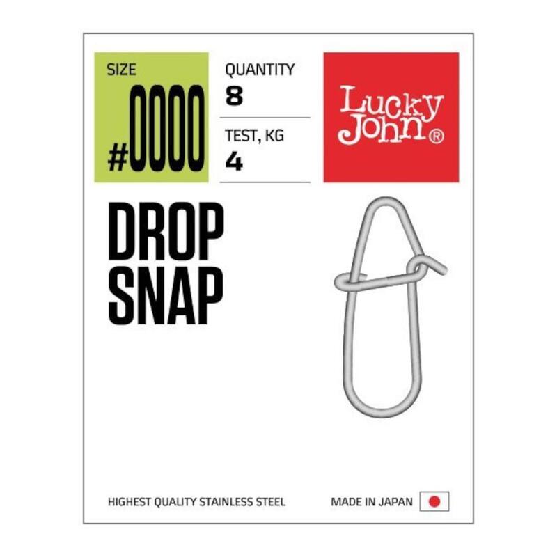 Карабинка с контра Lucky John Drop Snap LJP5125