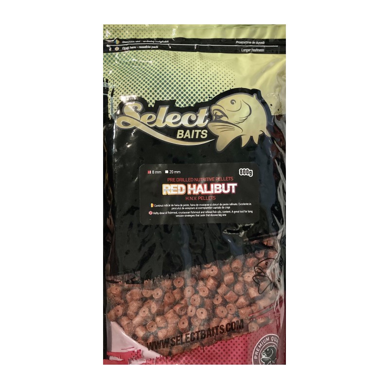 Пелети Select Baits Red Halibut 8mm