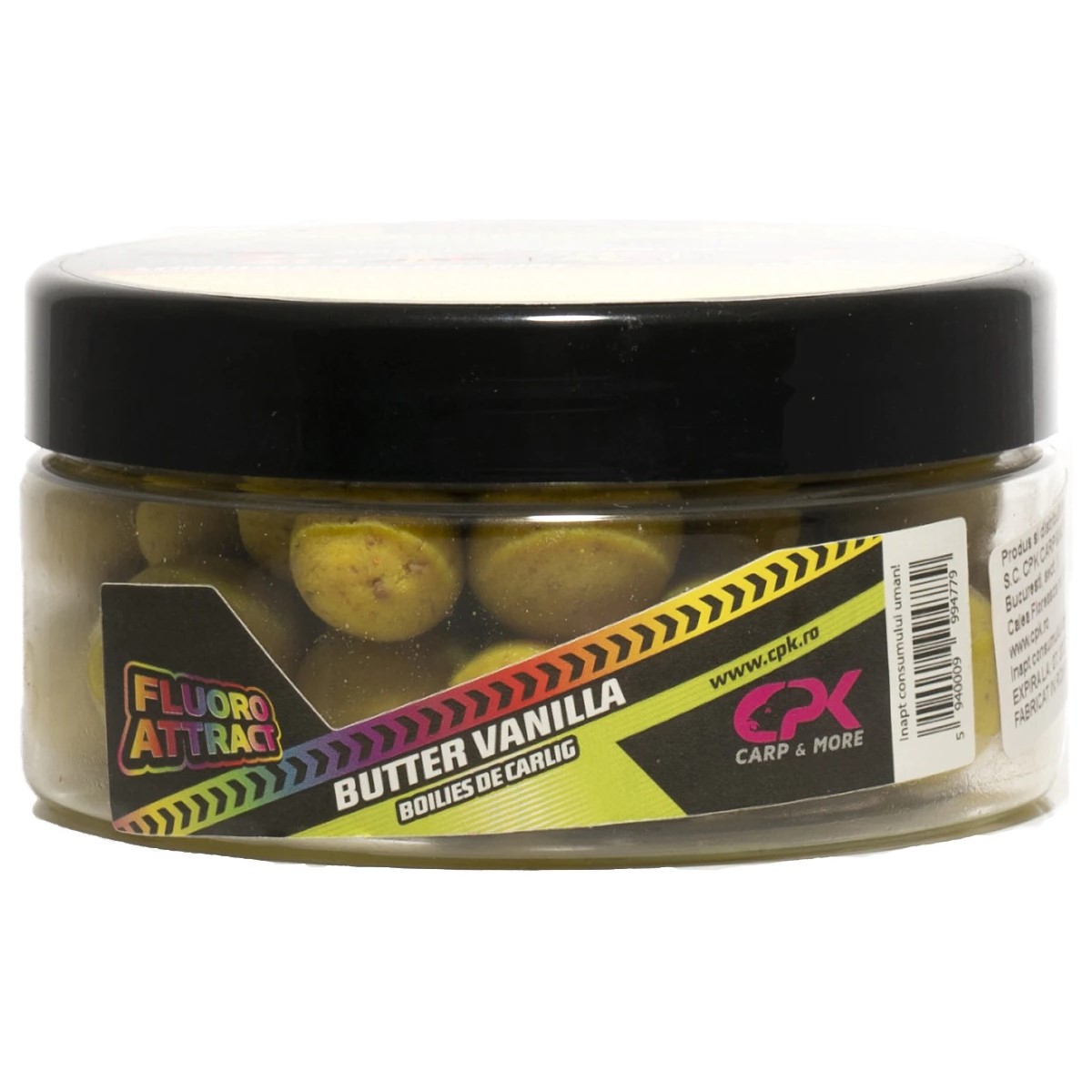 CPK Fluoro Attract Butter Vanilla 16-20mm протеинови топчета в дип