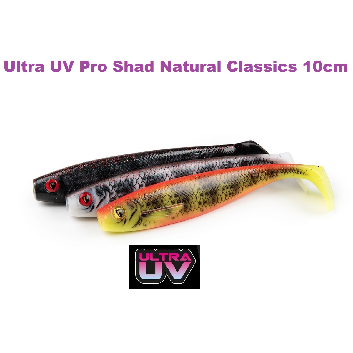 Силиконова рибка Fox Rage Ultra UV Pro Shad Natural Classics 10cm