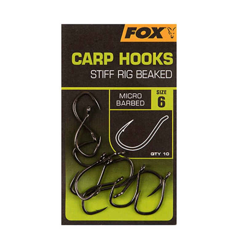 Шарански куки Fox Stiff Rig Beaked Carp Hooks