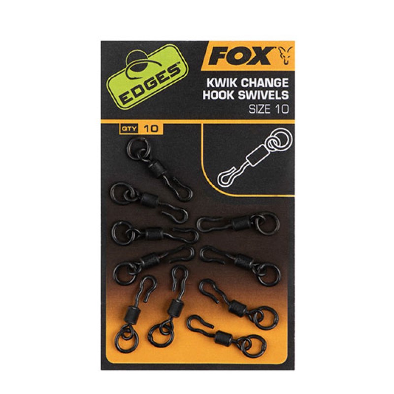 Бърза връзка Fox Kwik Change Hook Swivel Size 10