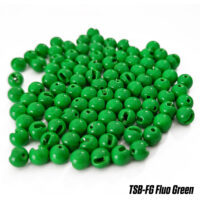 Волфрамово утежнение Fudo Tungsten Slotted Beads Fluo Green