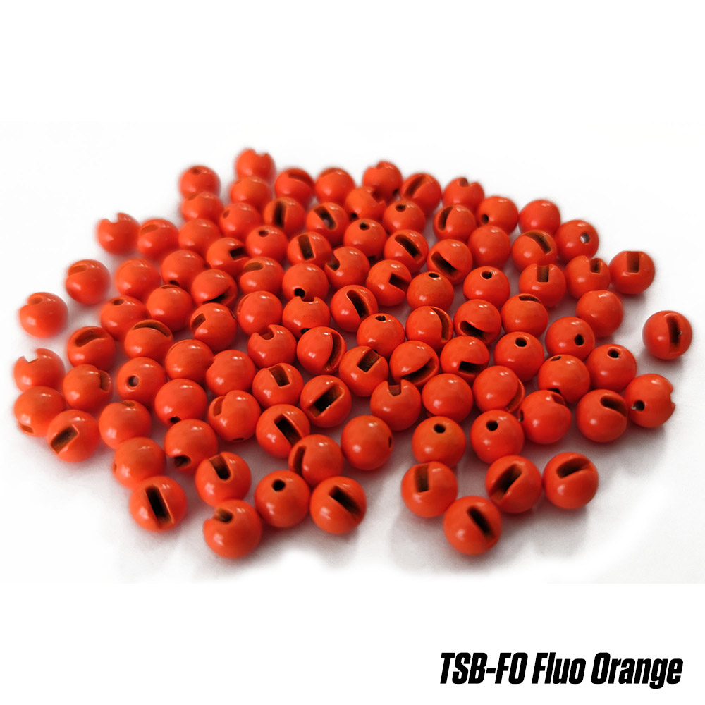 Волфрамово утежнение Fudo Tungsten Slotted Beads Fluo Orange