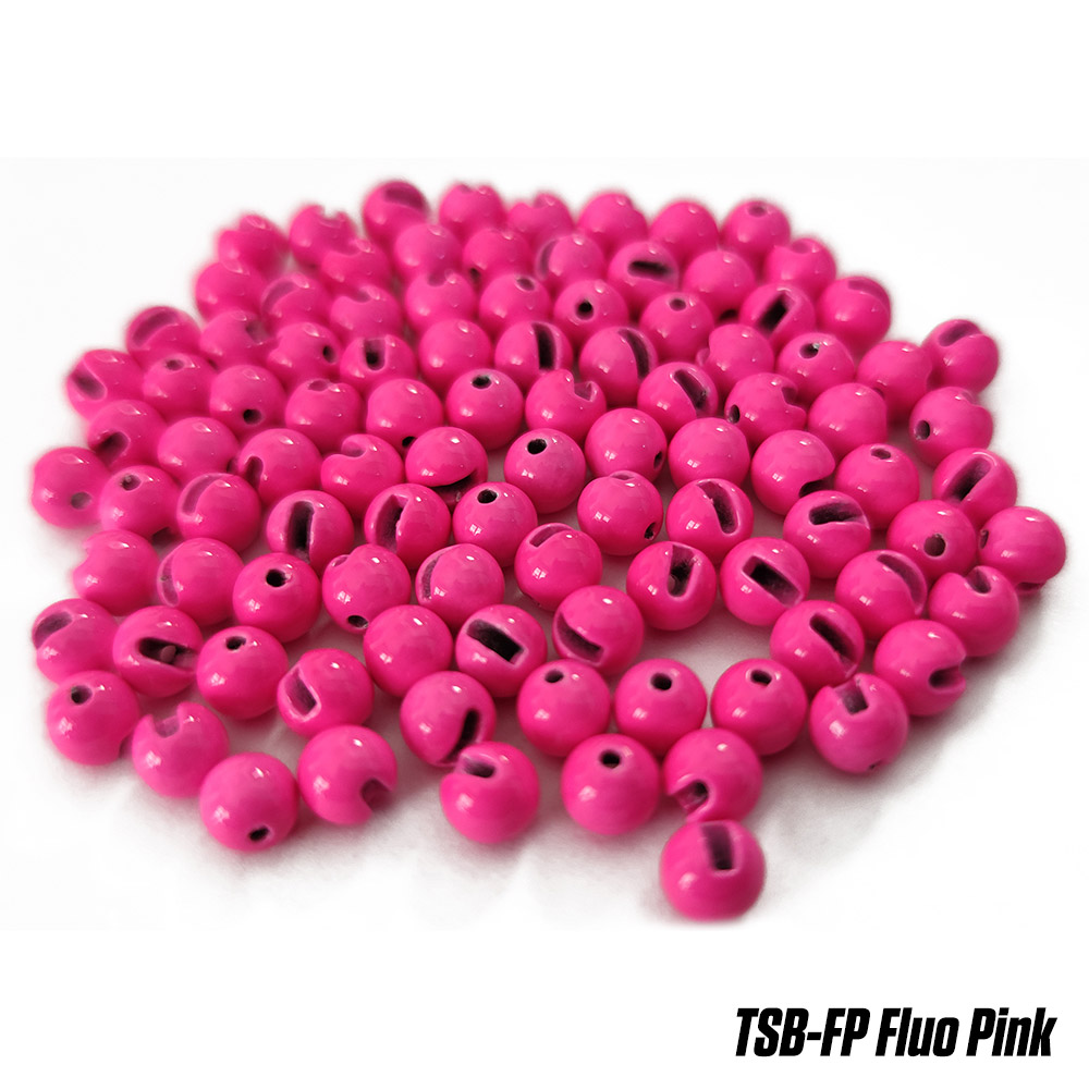 Волфрамово утежнение Fudo Tungsten Slotted Beads Fluo Pink