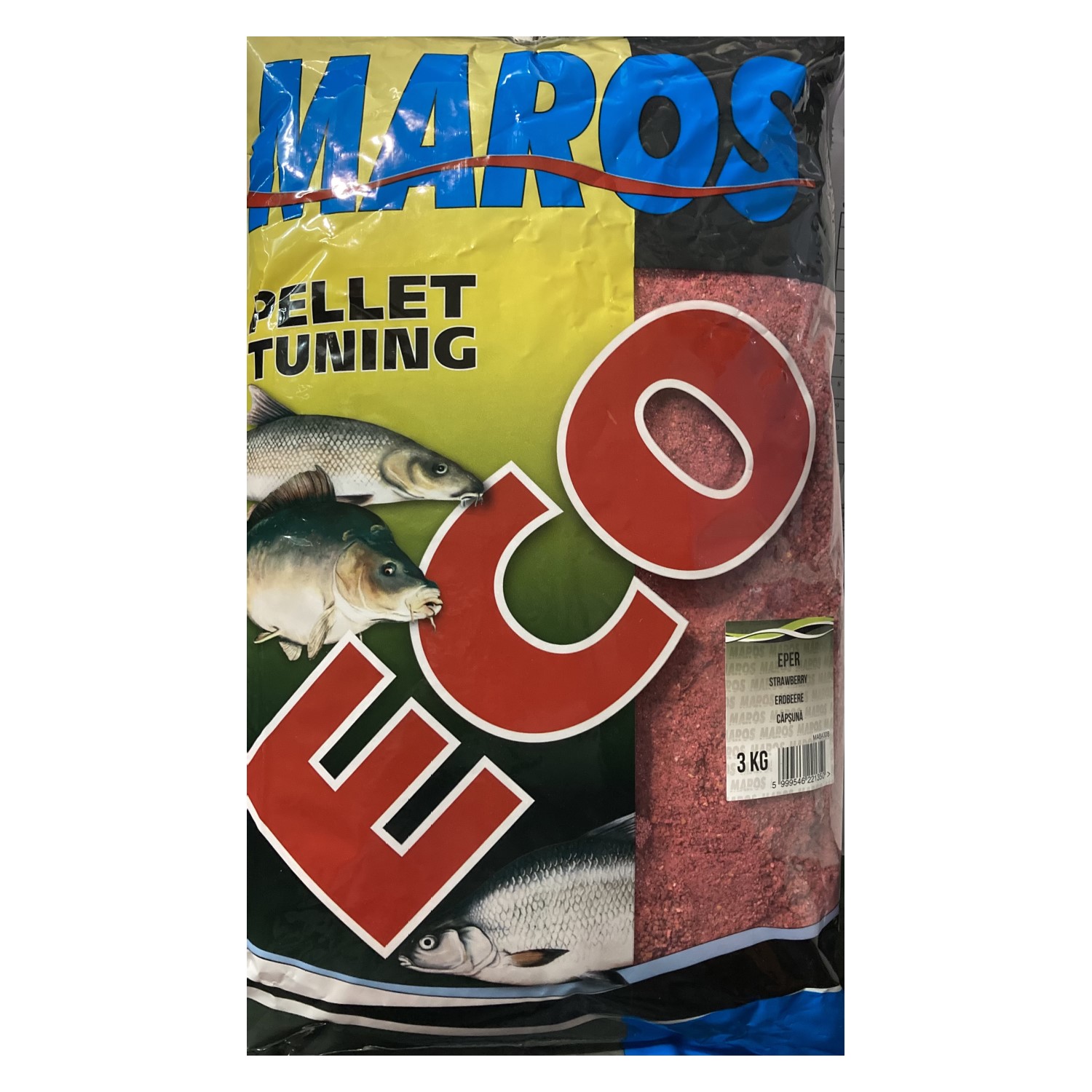 Захранка Maros Mix ECO Pellet Tuning Strawberry 3kg