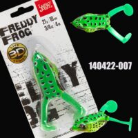 Силиконова жаба Lucky John 3D Freddy Frog цвят 007