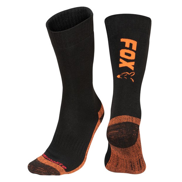 Термо чорапи Fox Collection Black Orange Thermolite Socks