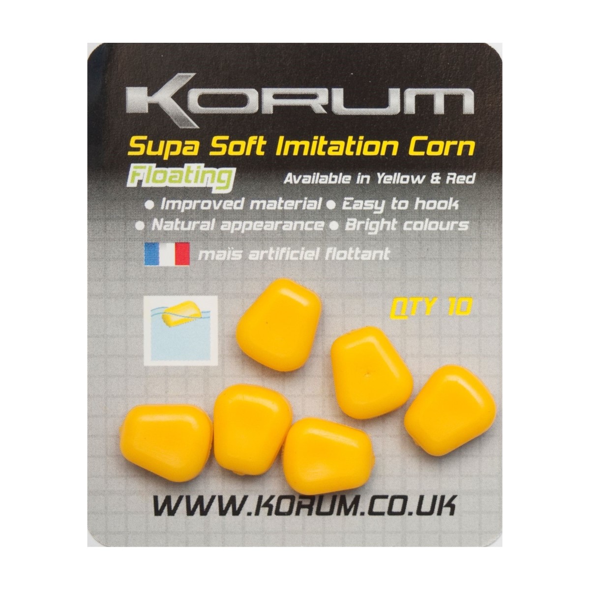 Изкуствена царевица Korum Supa Soft Imitation Corn Floating