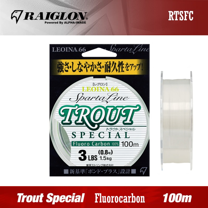 Флуорокарбон Raiglon Trout Special Fluorocarbon 100m