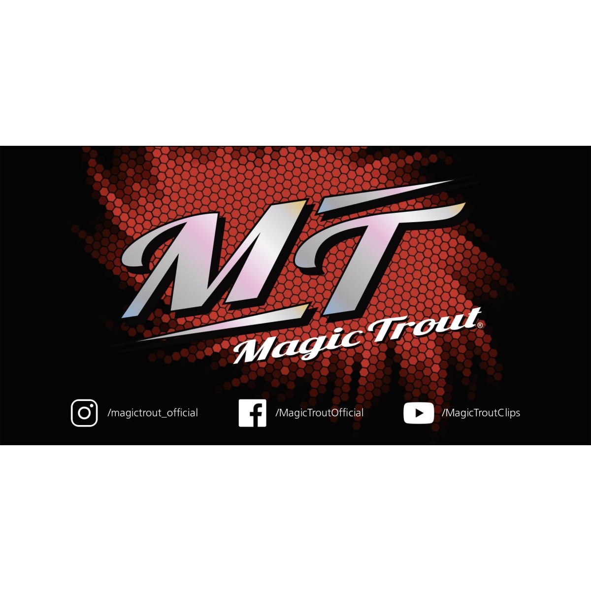 Самозалепващ стикер Quantum Magic Trout Logo Sticker 14.8x7.2cm