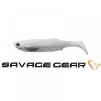 Savage Gear LB 3D Bleak Paddle Tail White Silver силиконова примамка