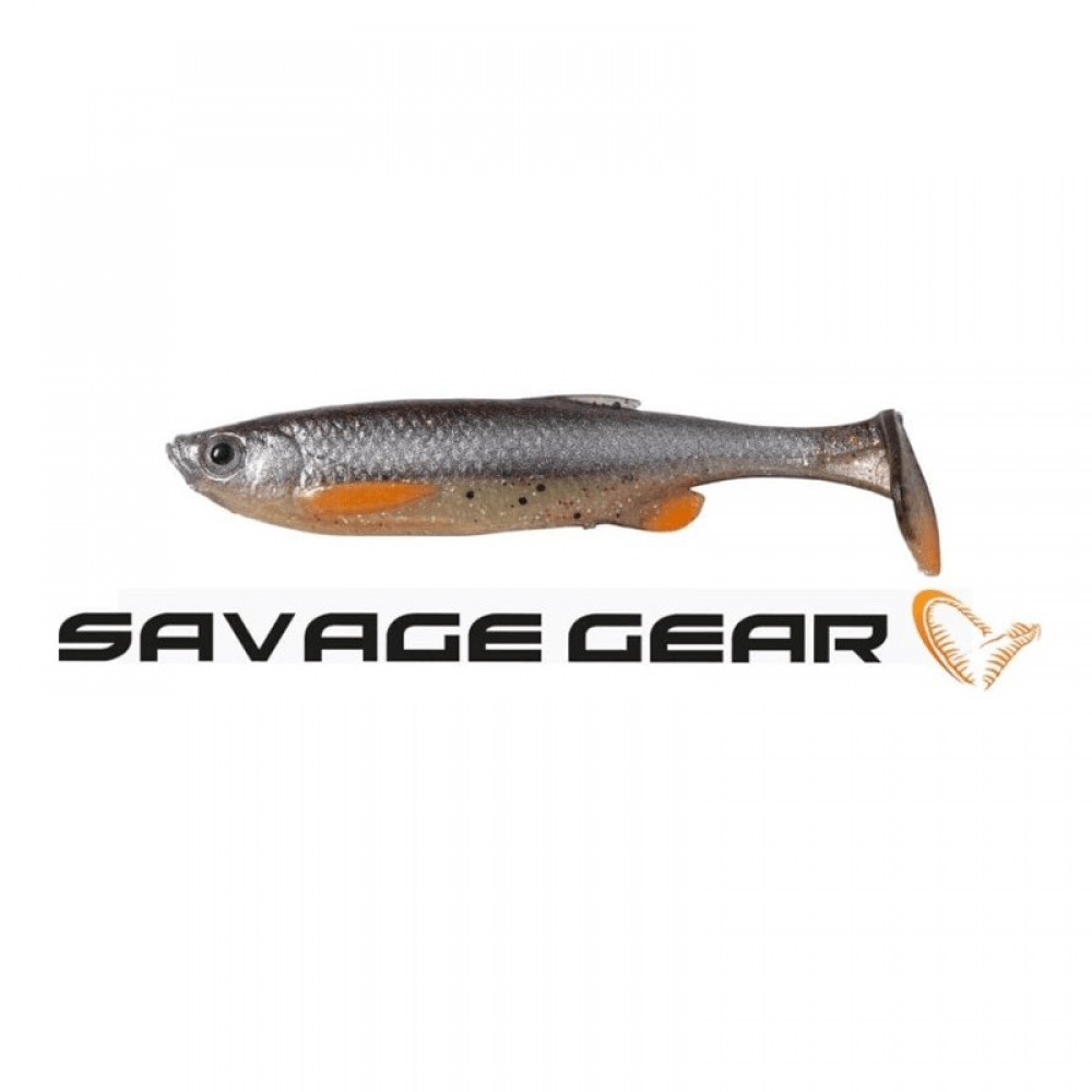 Savage Gear LB 3D Fat Minnow T-Tail Green Pearl Silver силикони