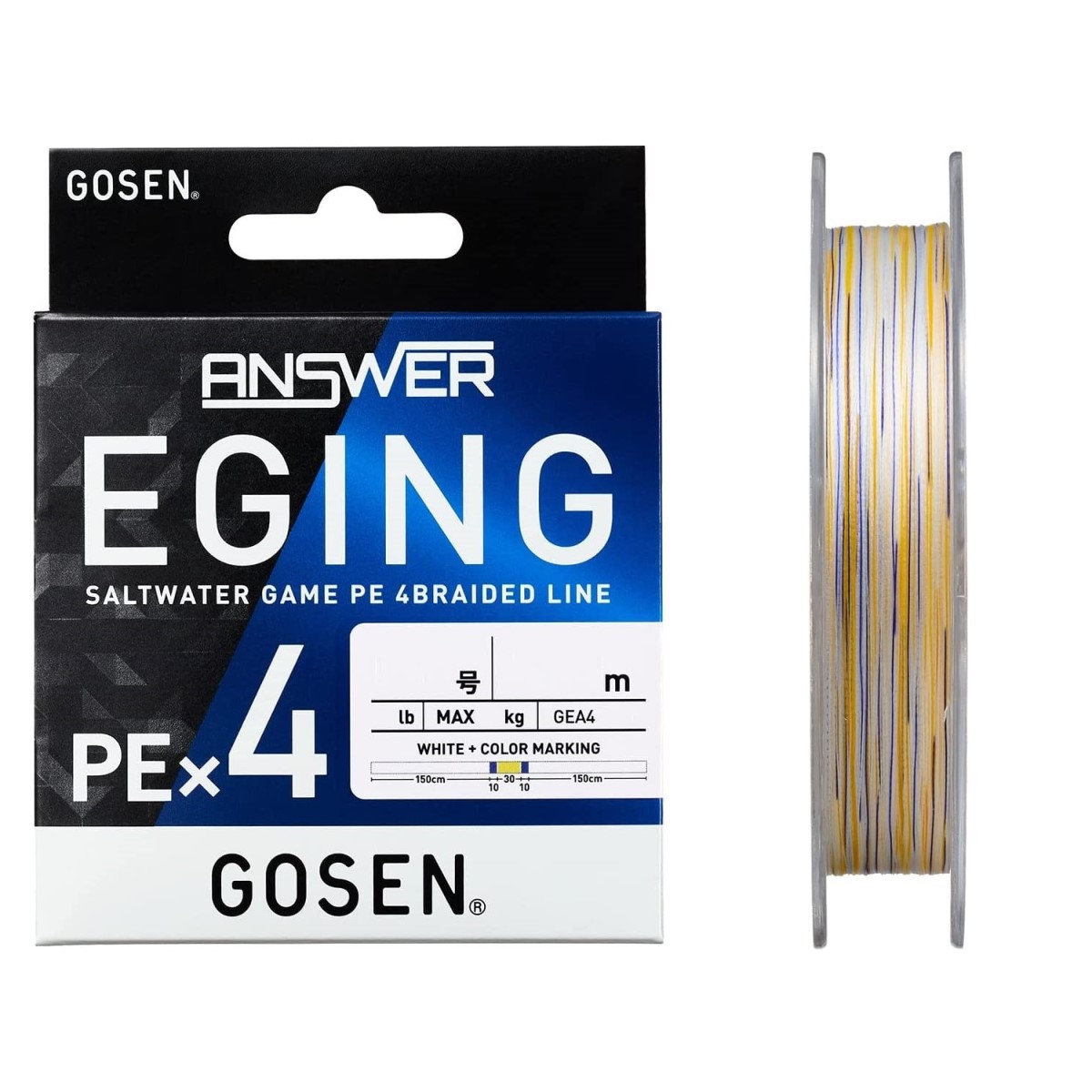 Плетено влакно Gosen Answer Eging PE X4 150м
